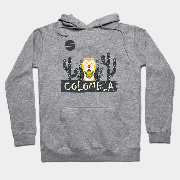 Colombia saguaro Hoodie by ElRyan